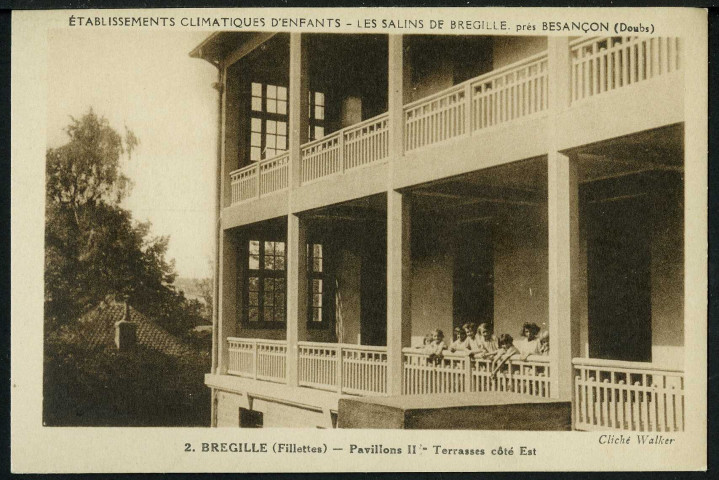 Etablissement climatique d'enfants, Bregille (fillettes), pavillon II