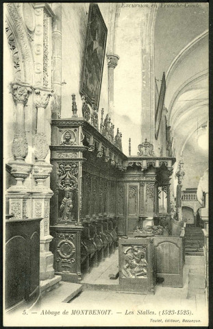 Vue des stalles