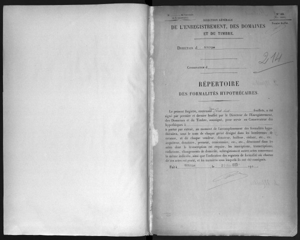Volume n° 214