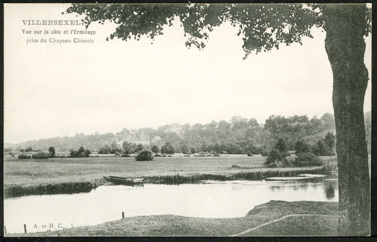 Vue sur la côte et l'ermitage