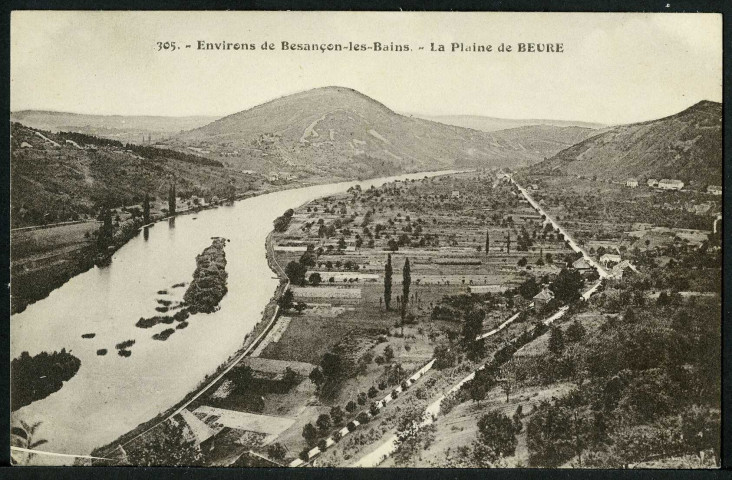 Environs de Besançon. La plaine de Beure