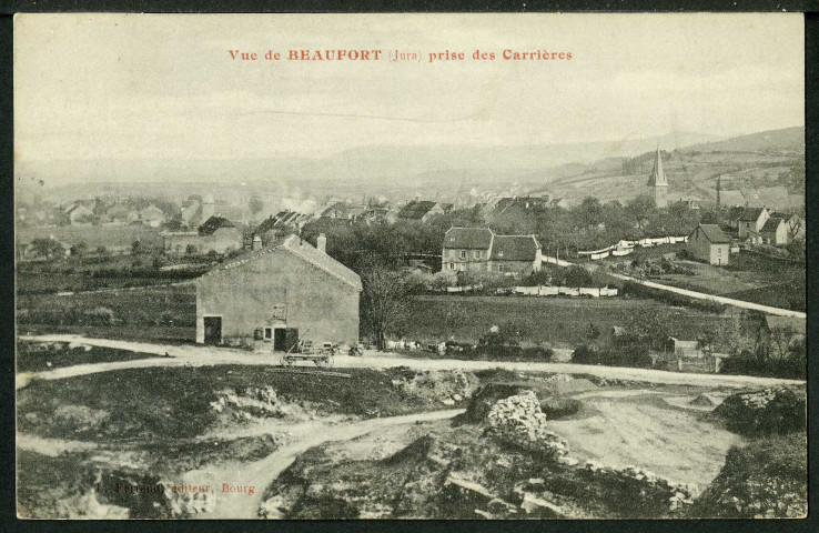 Vue générale prise des carrières