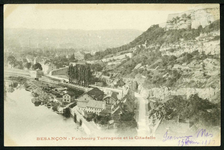 Faubourg Tarragnoz et la citadelle