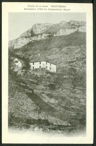 Habitation d'été de M. Reyer, compositeur de musique