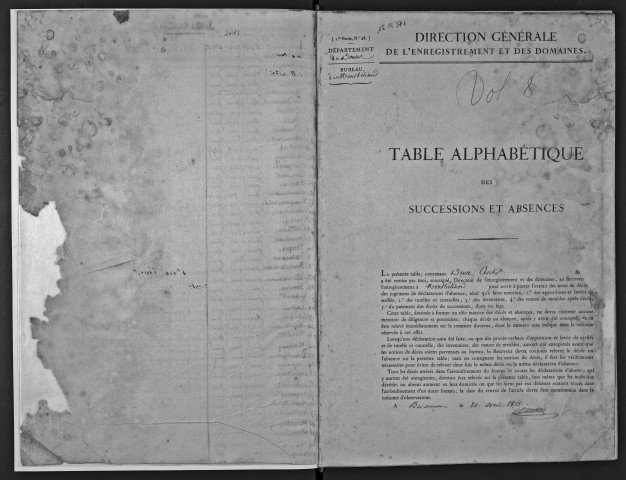 Mars 1839-août 1842