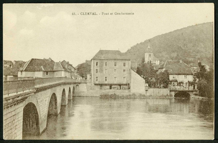 Pont et gendarmerie