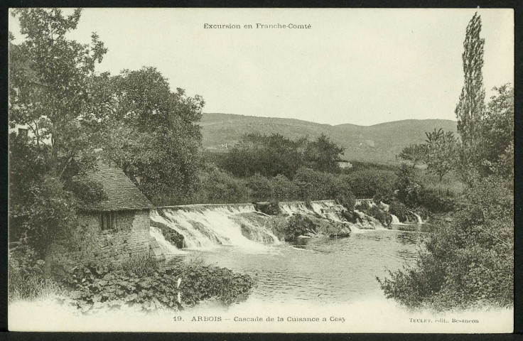 Cascade de la Cuisance à Cesy