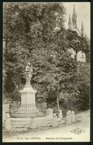 Vue de la chapelle et de la Vierge