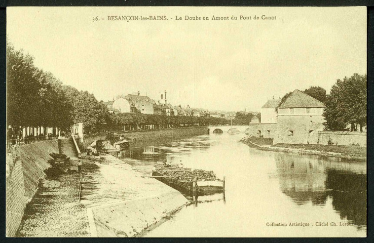 Le Doubs en amont du pont de Canot
