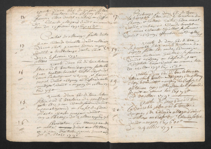 Répertoire chronologique