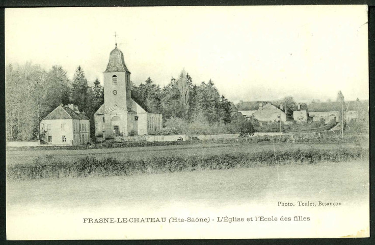 L'église et l'école de filles