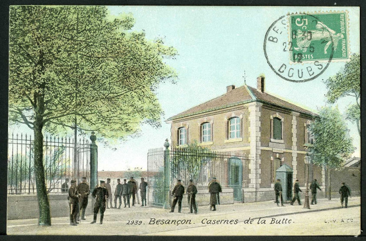 La caserne Brun, entrée