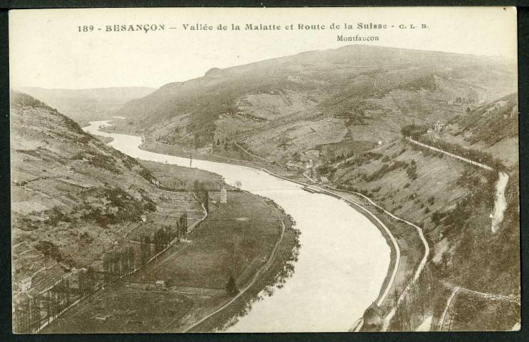 Vallée de la Malate et route de la Suisse