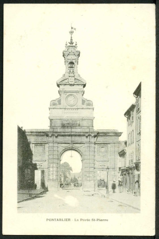 Vue de la porte Saint-Pierre