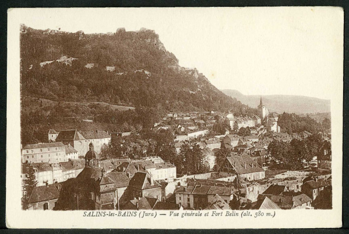 Vue générale et fort Belin
