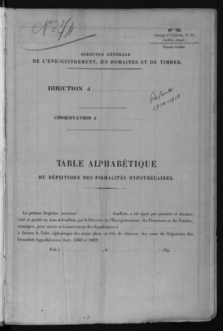 Volume n°74