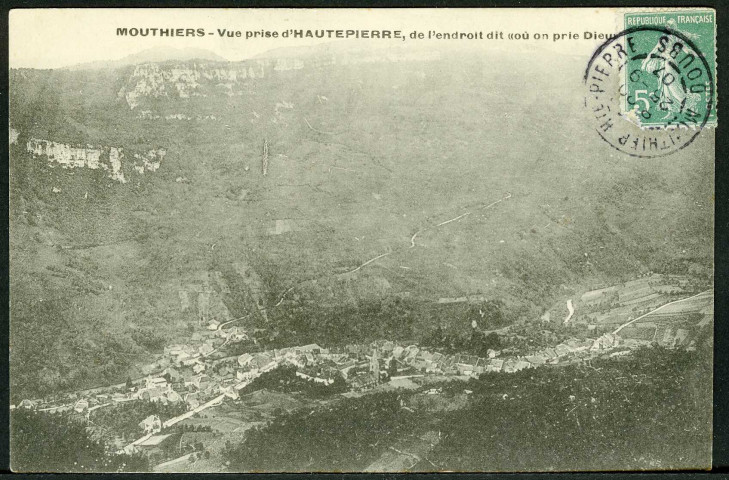 Vue prise d'Hautepierre