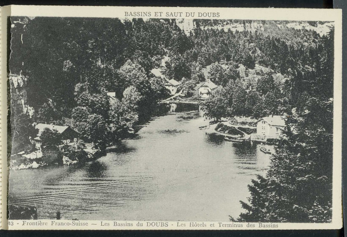 Les bassins du Doubs. Les hôtels et terminus des bassins