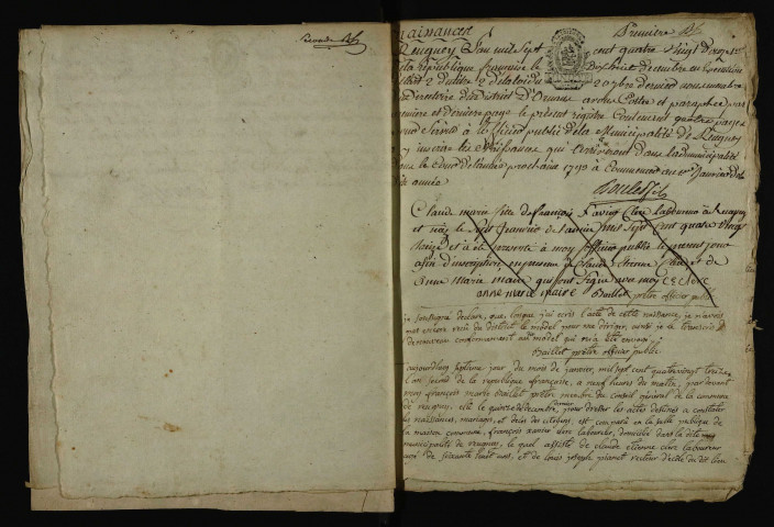 N 1793-1842 (manquent 1794-1799)