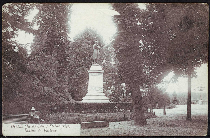 Cours Saint-Maurice, statue Pasteur