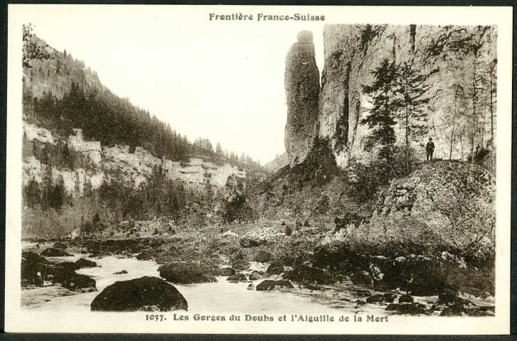 Les gorges du Doubs et l'aiguille de la mort