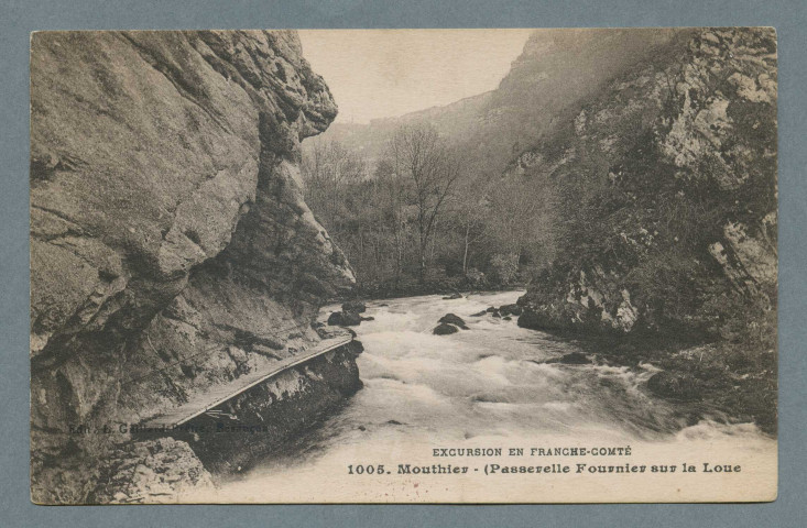 Passerelle Fournier sur la Loue