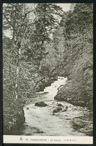 Le Lançot, cascades, hauteur 50 m.