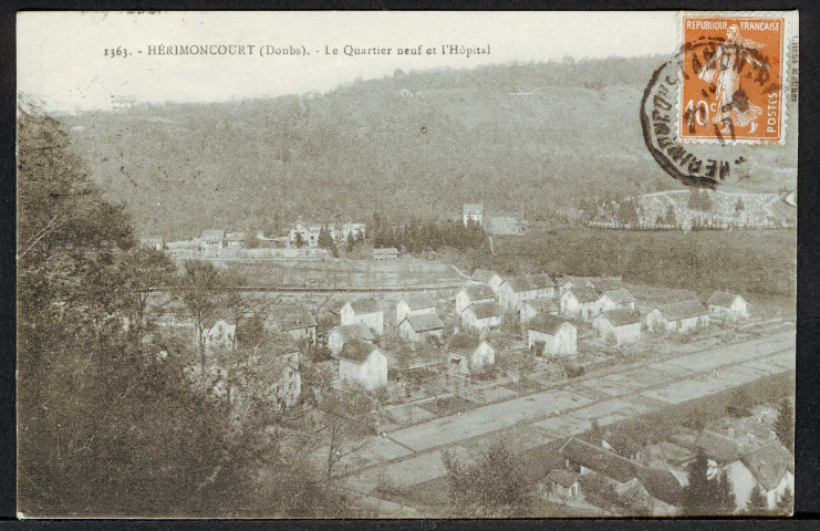 Le quartier neuf et l'hôpital