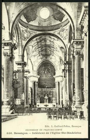 Intérieur de l'église de la Madeleine