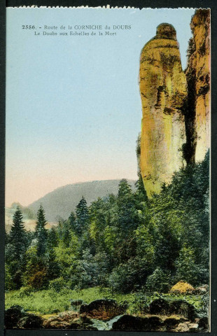 Route de la Corniche du Doubs, le Doubs aux Échelles de la Mort