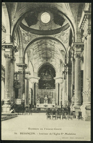 Intérieur de l'église Sainte-Madeleine
