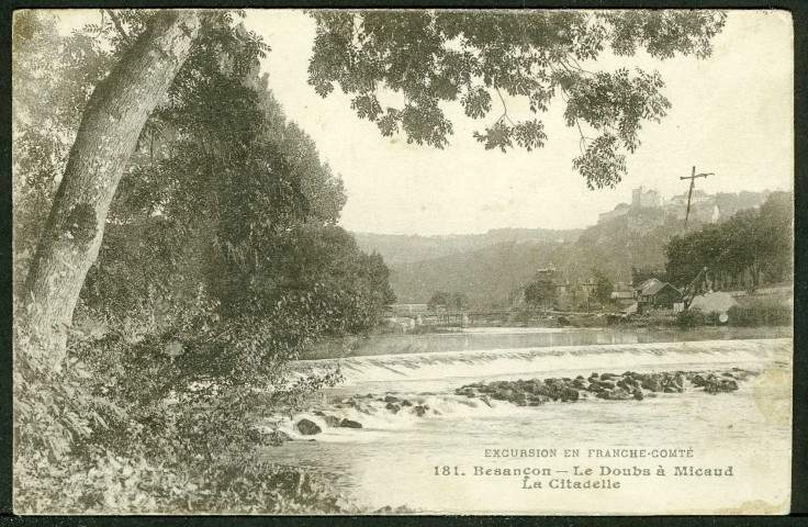 Le Doubs à Micaud, la citadelle