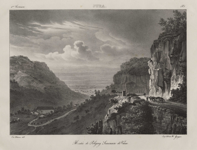 Montée de Poligny, séminaire de Vaux
