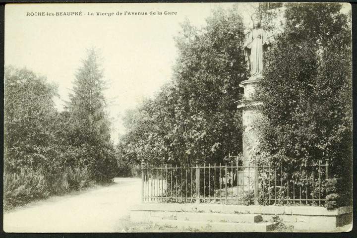 La Vierge de l'avenue de la gare