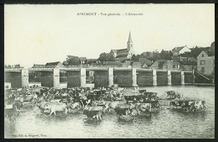 Vue générale, l'abreuvoir
