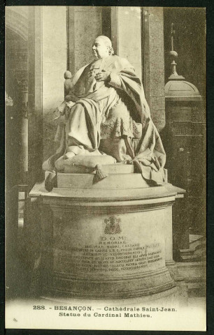 Statue du cardinal Mathieu
