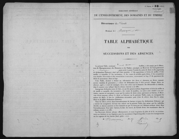 1er janvier 1877-avril 1879