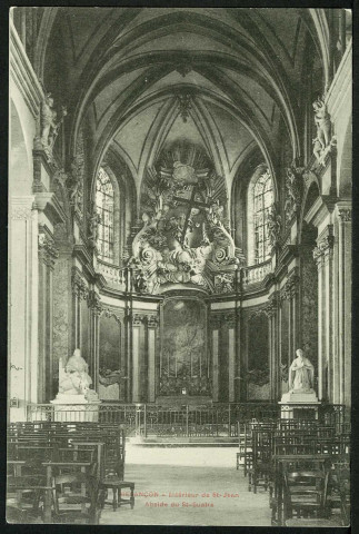 Intérieur de Saint-Jean, abside du Saint-Suartre