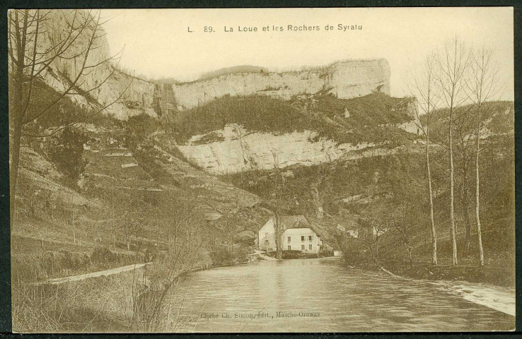 La Loue et les rochers de Syratu