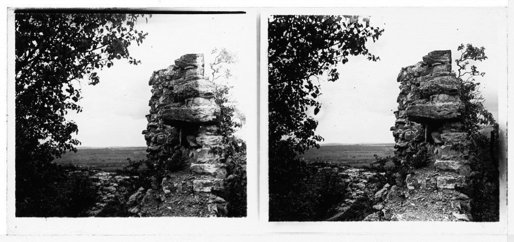 Les ruines du château