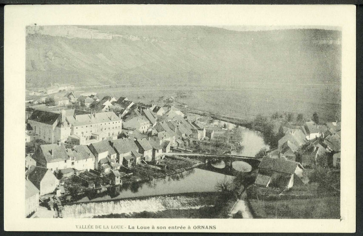 La Loue à son entrée à Ornans