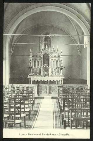 Pensionnat Sainte-Anne, chapelle