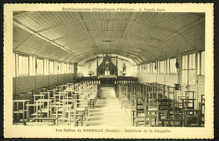 Intérieur de la chapelle, Salins de Bregille