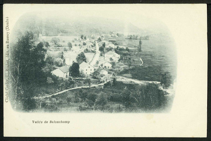 La vallée, le village