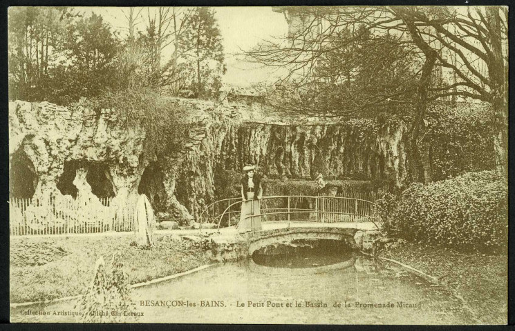 Le petit pont et la promenade Micaud
