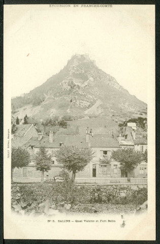 Quai Valette et fort Belin