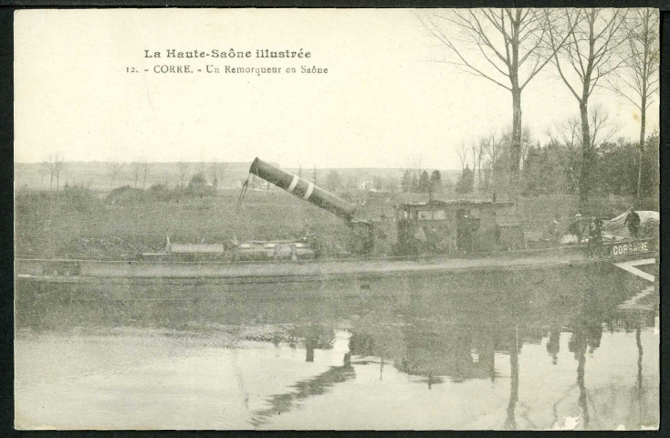 Un remorqueur en Saône
