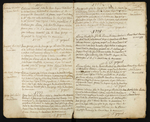 B 1773-1793 (protestants)