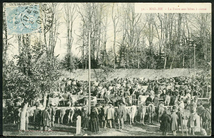 La foire aux bêtes à cornes de Maîche