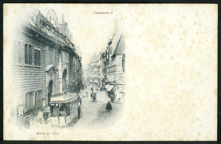 Vue de l'hôtel de ville, XVIe s.